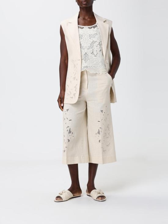 26SS 트윈셋 스트레이트 팬츠 261TP2313 00059 Pearl - TWINSET