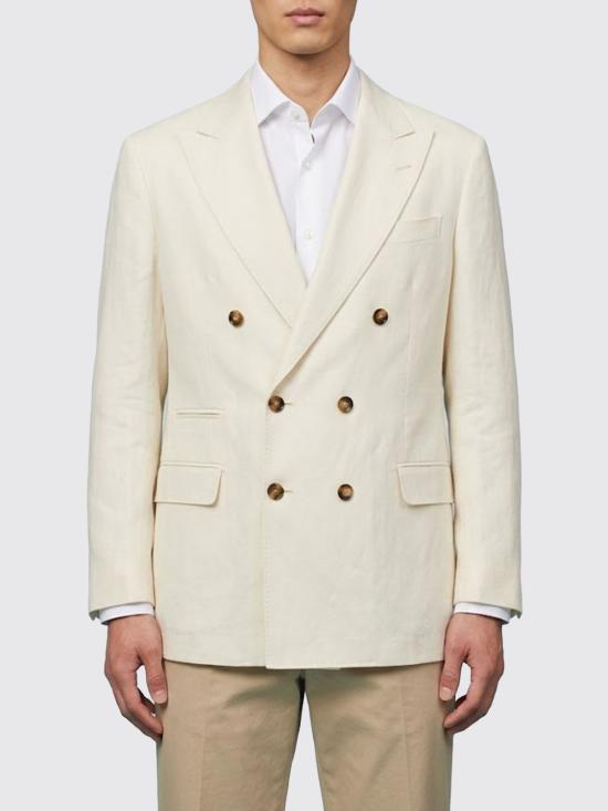 26SS 브루넬로 쿠치넬리 자켓 MR4788BPC C1010 White