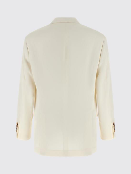 26SS 브루넬로 쿠치넬리 자켓 MR4788BPC C1010 White - BRUNELLO CUCINELLI