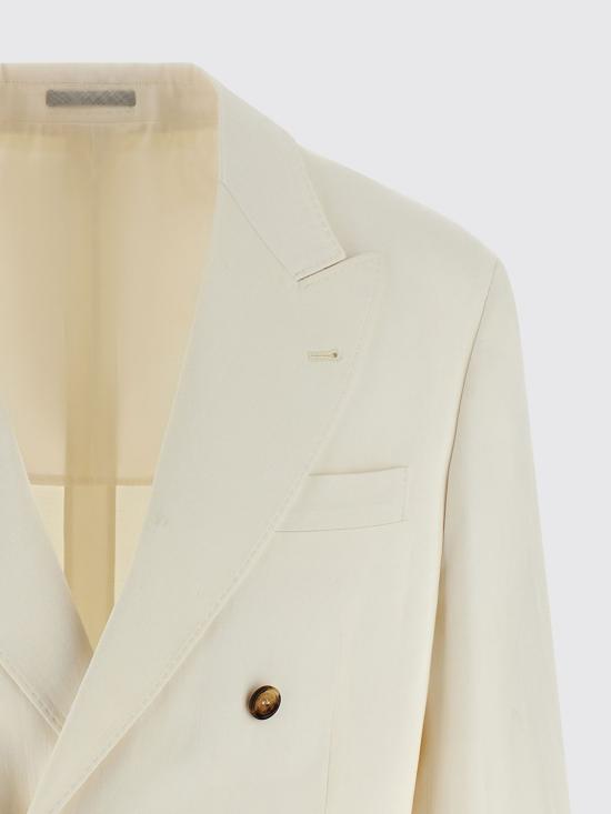 26SS 브루넬로 쿠치넬리 자켓 MR4788BPC C1010 White - BRUNELLO CUCINELLI