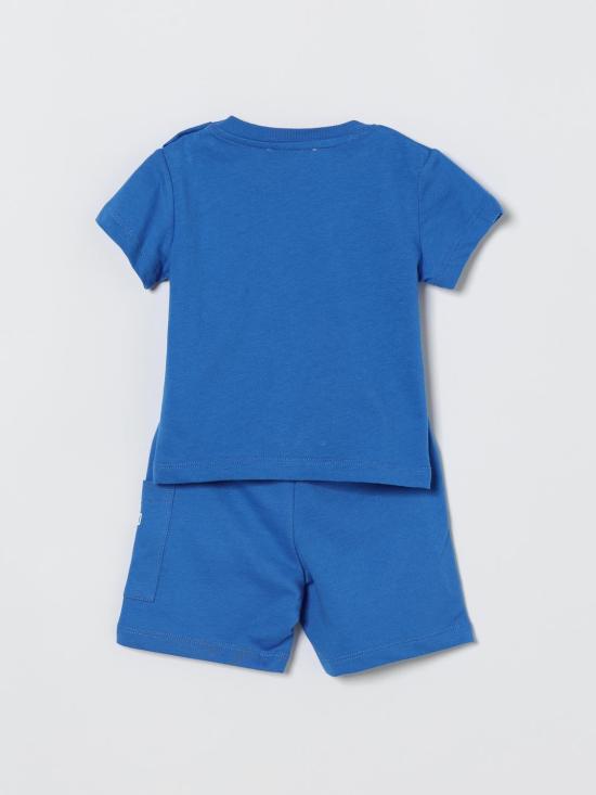 26SS [키즈] 모스키노 오버롤 MUG01ULCA19 40630 Gnawed Blue - MOSCHINO