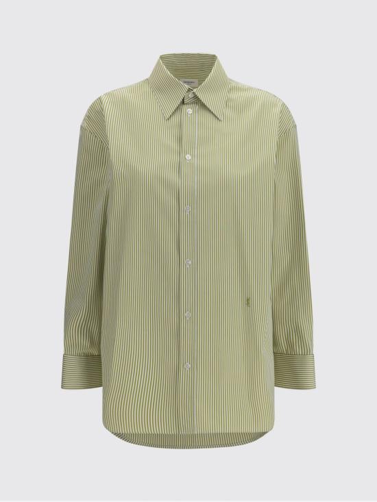 26SS 생로랑 셔츠 865483Y260D 3302 Kaki - SAINT LAURENT