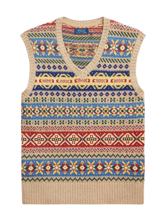 26SS 랄프 로렌 니트 베스트 710A12803 001 Beige