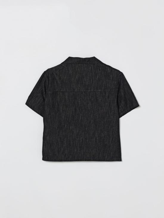 26SS [키즈] 미소니 셔츠 MY5P21D0136 621 Blue - MISSONI