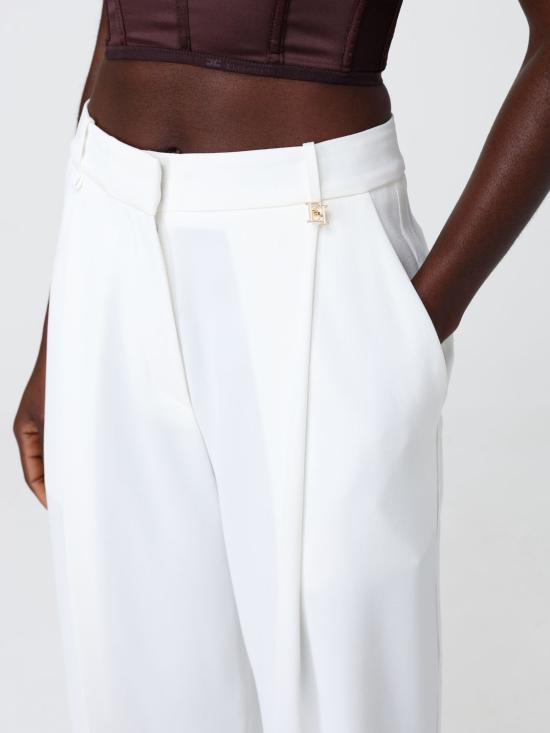 26SS 엘리자베타프랜치 스트레이트 팬츠 PAI67 E84 Ivory - ELISABETTA FRANCHI
