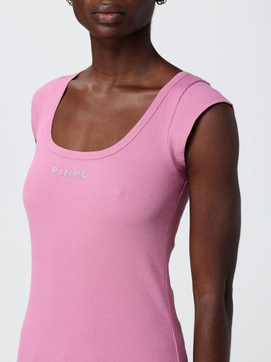 26SS 핑코 민소매 티셔츠 105511A338 Q48 Pink - PINKO