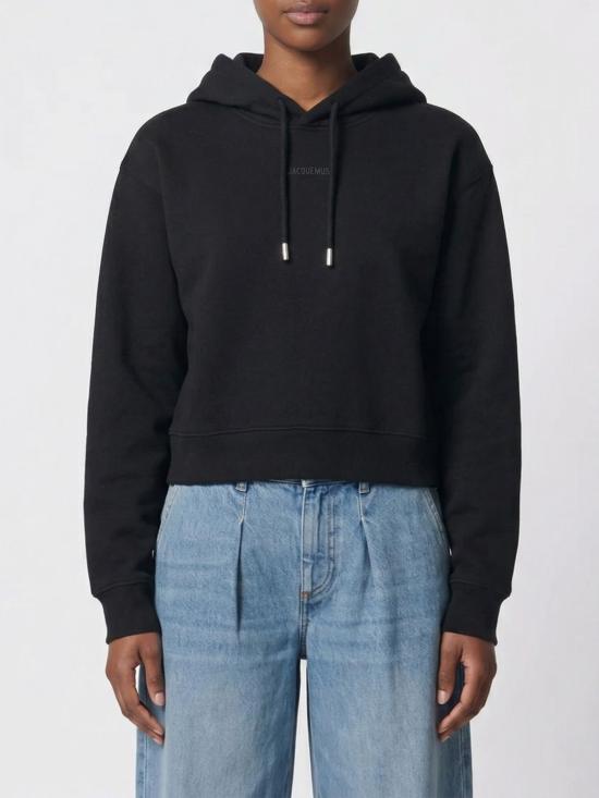 26SS 자크뮈스 후드 티셔츠 24EHOW00247AJ00109 990 Black