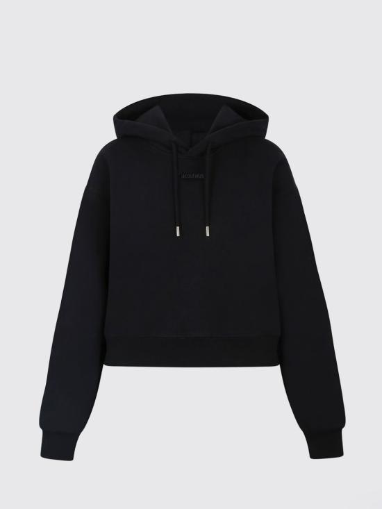 26SS 자크뮈스 후드 티셔츠 24EHOW00247AJ00109 990 Black - JACQUEMUS