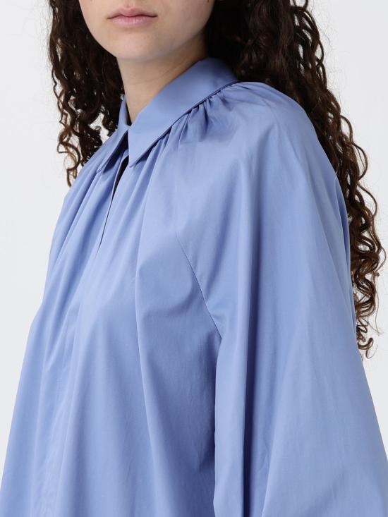 26SS 세미쿠튀르 블라우스 Y6SK12 L511 Gnawed Blue - SEMI-COUTURE