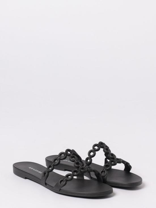 26SS 아쿠아주라 뮬/슬리퍼 ICJFLAS0JLY 000 Black - AQUAZZURA