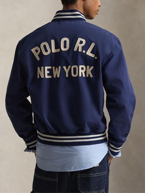 26SS 랄프 로렌 봄버 자켓 710P05069 001 Blue - RALPH LAUREN