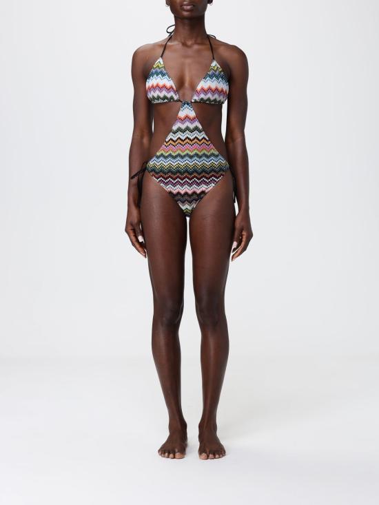 26SS 미소니 원피스 수영복 MS26SP0RBR014F SM9YJ Black