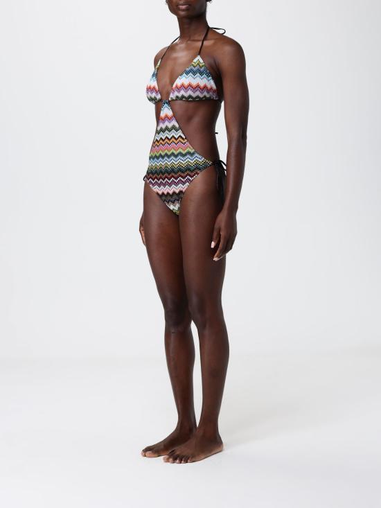 26SS 미소니 원피스 수영복 MS26SP0RBR014F SM9YJ Black - MISSONI