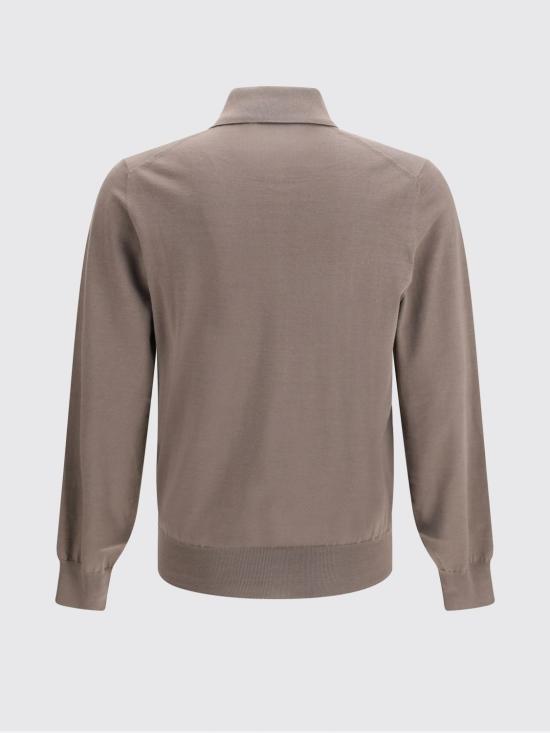 26SS 브루넬로 쿠치넬리 니트 폴로 셔츠 M29800135 CLL90 Hazel - BRUNELLO CUCINELLI