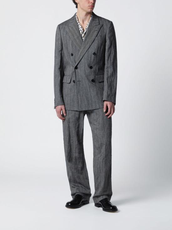 26SS 드리스 반 노튼 수트 자켓 204253131 900 Black - DRIES VAN NOTEN