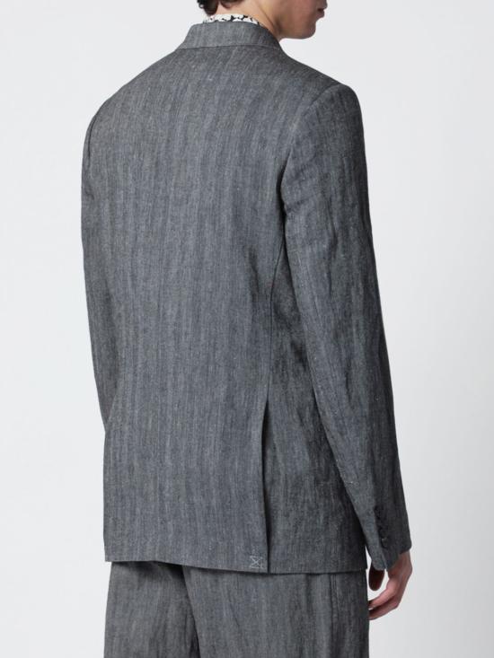 26SS 드리스 반 노튼 수트 자켓 204253131 900 Black - DRIES VAN NOTEN