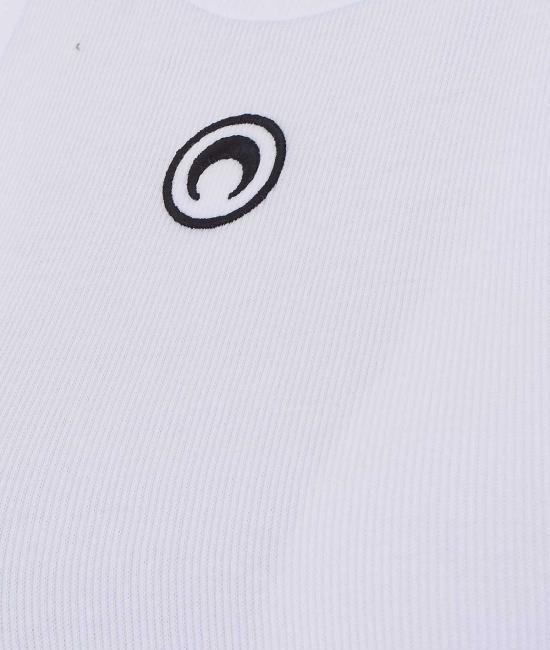  마린세르 민소매 티셔츠 마린 세르 문 로고 탱크탑 화이트 - MARINE SERRE