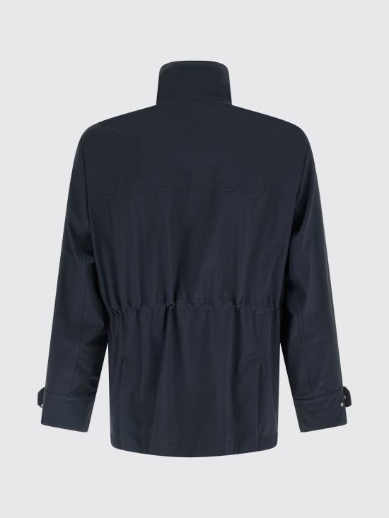 26SS 브루넬로 쿠치넬리 언라인드 멤브레인 나일론 필드 재킷 MZ4266578 C3600 Blue - BRUNELLO CUCINELLI