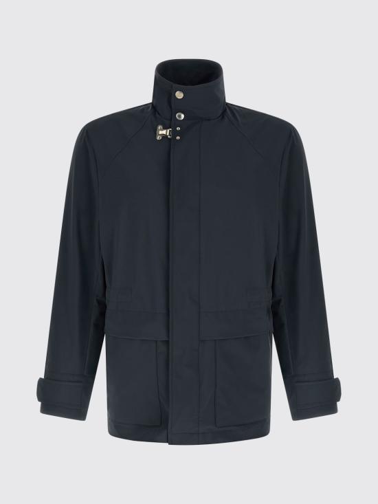 26SS 브루넬로 쿠치넬리 언라인드 멤브레인 나일론 필드 재킷 MZ4266578 C3600 Blue - BRUNELLO CUCINELLI