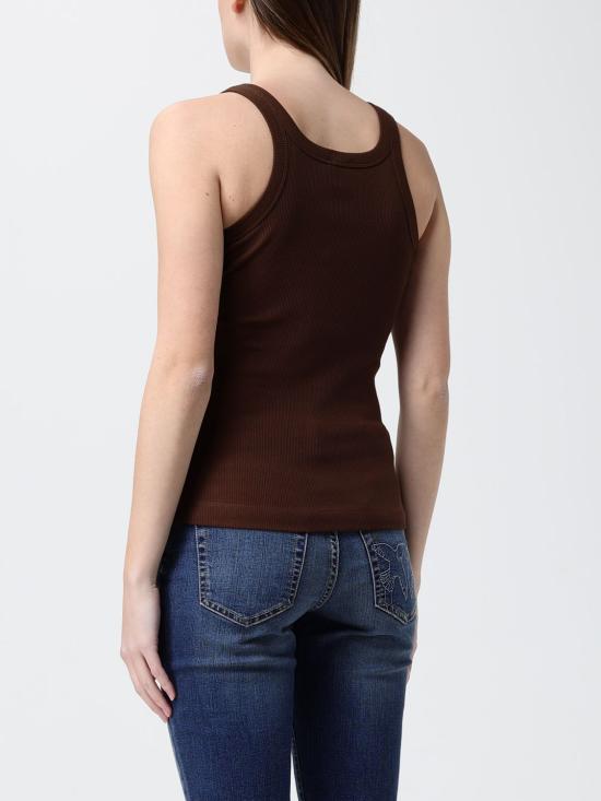 26SS 핑코 민소매 티셔츠 107299A3H7 L78 Brown - PINKO