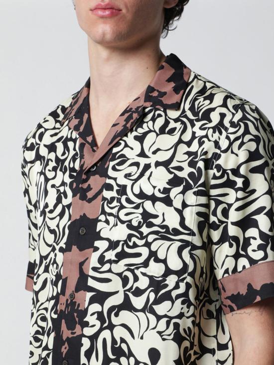 26SS 드리스 반 노튼 반팔 셔츠 207423084 900 Black - DRIES VAN NOTEN