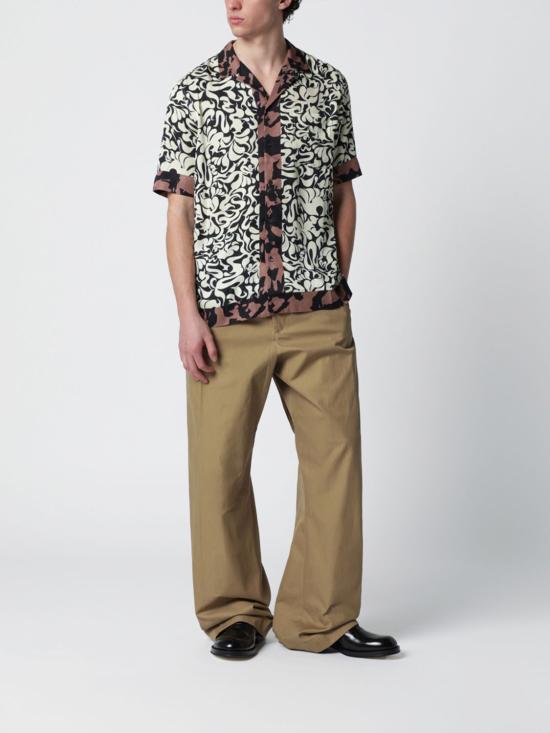 26SS 드리스 반 노튼 반팔 셔츠 207423084 900 Black - DRIES VAN NOTEN