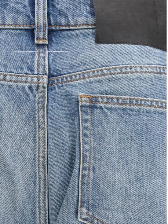 26SS MM6 메종마르지엘라 스트레이트레그 진 SH0LA0009M30058 965 Blue - MM6 MAISON MARGIELA