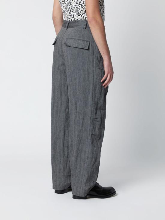 26SS 드리스 반 노튼 스트레이트 팬츠 209173131 900 Black - DRIES VAN NOTEN