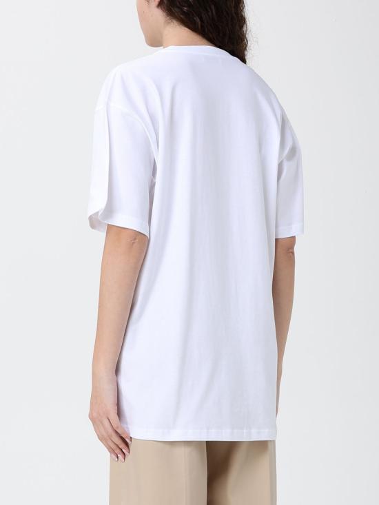 26SS 모스키노 반팔 티셔츠 07130441 1001 White - MOSCHINO