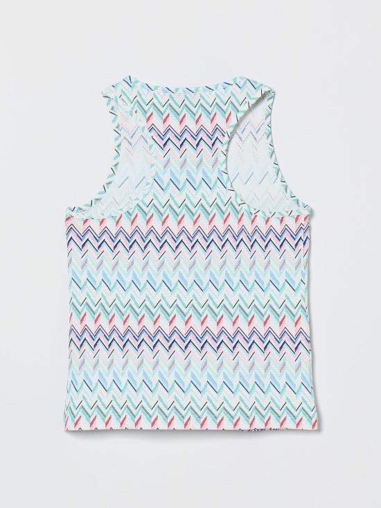 26SS [키즈] 미소니 티셔츠 MY8B12J0539 600RS Gnawed Blue - MISSONI