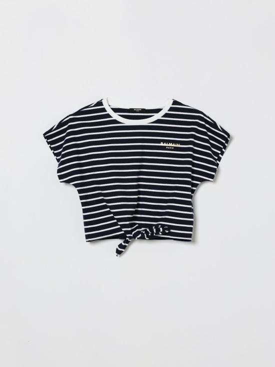 26SS [키즈] 발망 티셔츠 BY8B61Z3657 617BC Blue