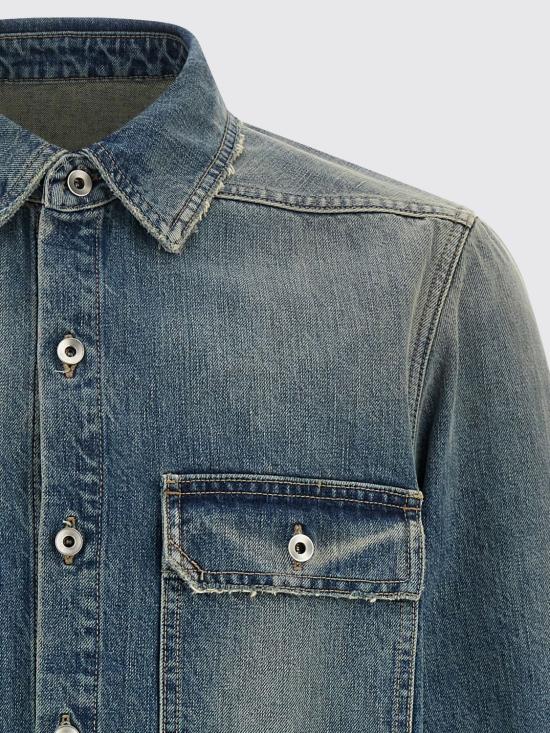 26SS 다크쉐도우 데님 셔츠 DU01F4755DWB 06 Blue - DRKSHDW