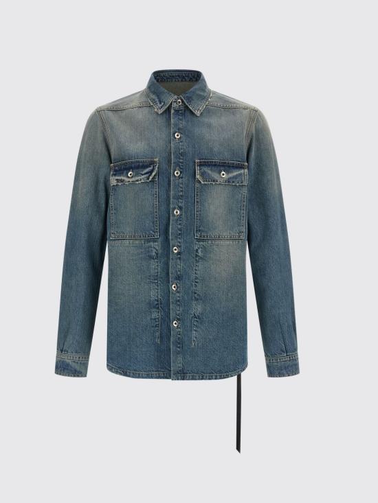 26SS 다크쉐도우 데님 셔츠 DU01F4755DWB 06 Blue - DRKSHDW