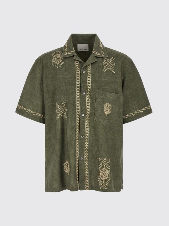 26SS 이자벨마랑 반팔 셔츠 CH0311HAD1I11H 67LK Green - ISABEL MARANT