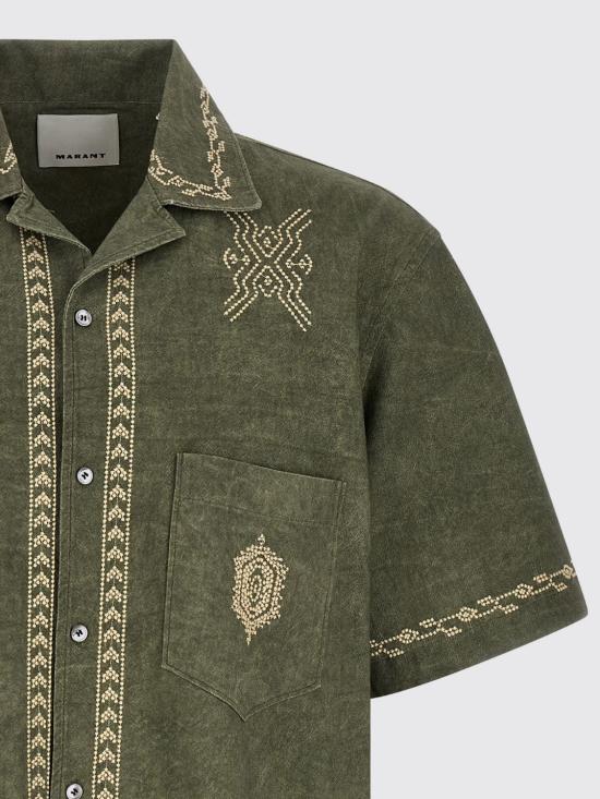 26SS 이자벨마랑 반팔 셔츠 CH0311HAD1I11H 67LK Green - ISABEL MARANT