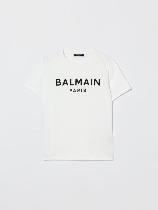 26SS [키즈] 발망 티셔츠 BY8R11Z3672 100NE White