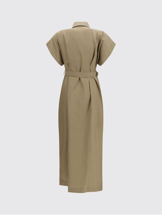 26SS 브루넬로 쿠치넬리 롱 원피스 ML140A5475 C9325 Brown - BRUNELLO CUCINELLI