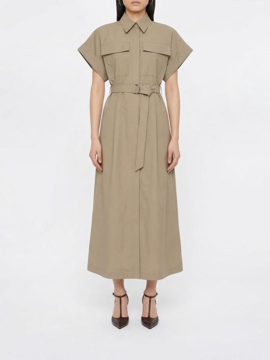 26SS 브루넬로 쿠치넬리 롱 원피스 ML140A5475 C9325 Brown