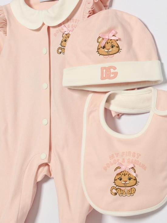 26SS [키즈] 돌체앤가바나 오버롤 L2JO4TG7PNO S9000 Pink - DOLCE & GABBANA