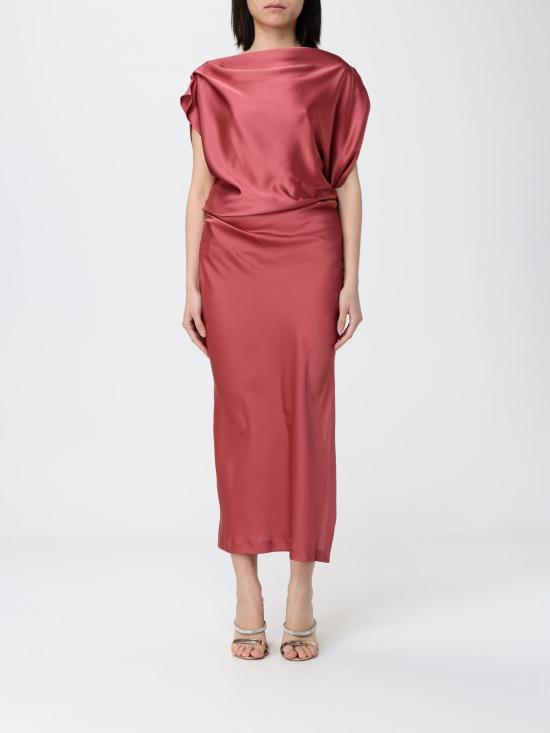 26SS 하니타 롱 원피스 HV37654610 MOGANO Mahogany