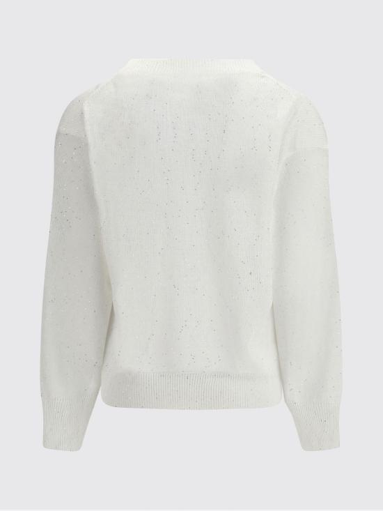 26SS 브루넬로 쿠치넬리 스웨터 MDT746412 C159 White - BRUNELLO CUCINELLI