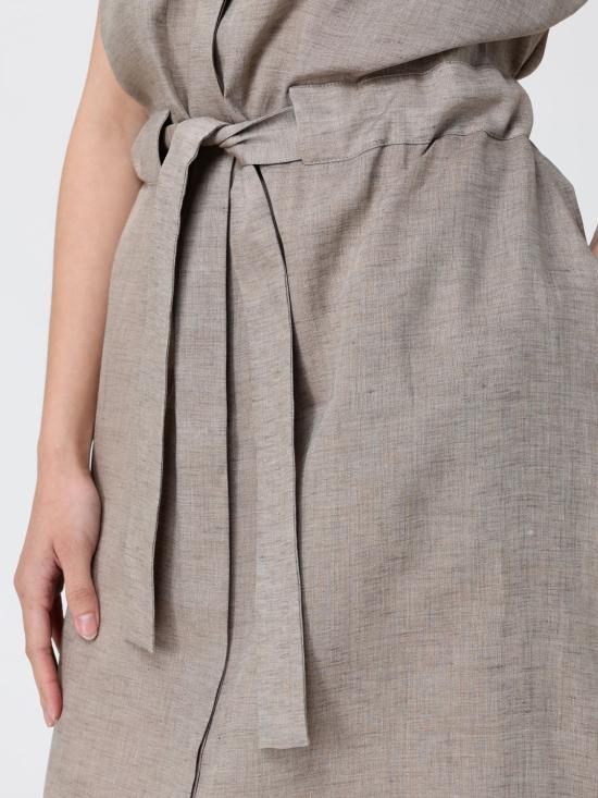 26SS 파비아나 필리피 롱 원피스 ABD276F618M161 0161 Beige - FABIANA FILIPPI