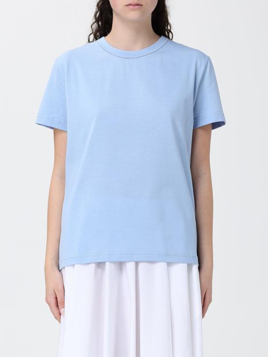 26SS 파비아나 필리피 반팔 티셔츠 JED266F133L796 5156 Gnawed Blue