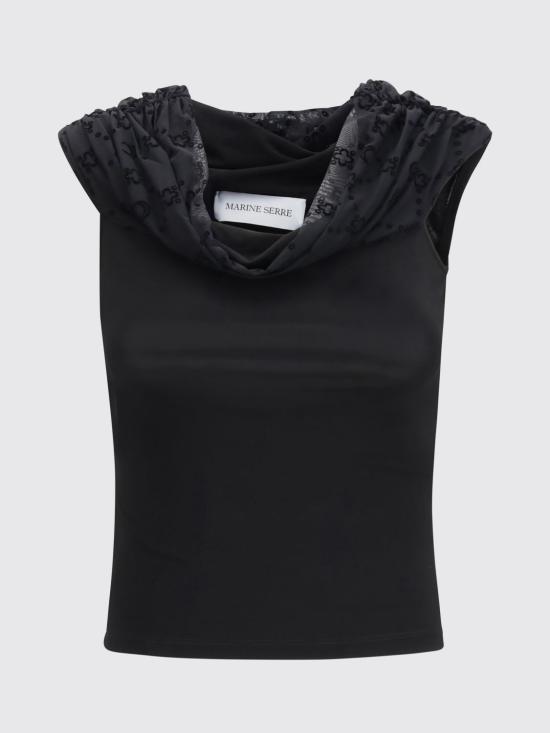 26SS 마린세르 탑 WTO509ACJER0022 BK99 Black - MARINE SERRE