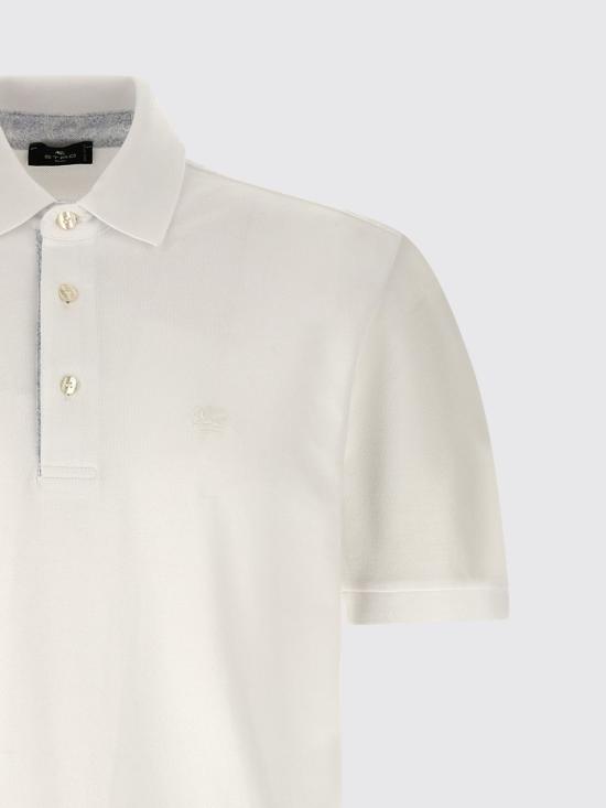 26SS 에트로 폴로 티셔츠 MRMD0005AC274 W0800 White - ETRO