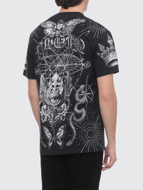 26SS 필립 플레인 반팔 티셔츠 SAFCMTK8850PJY002N 02 Black - PHILIPP PLEIN