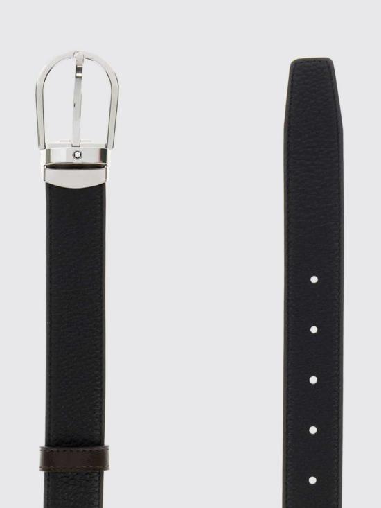 26SS 몽블랑 가죽 벨트 222151 000 Black - MONTBLANC