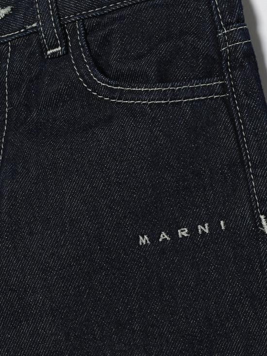 26SS [키즈] 마르니 쇼츠/버뮤다 M01709M00WH 0M01 Blue - MARNI