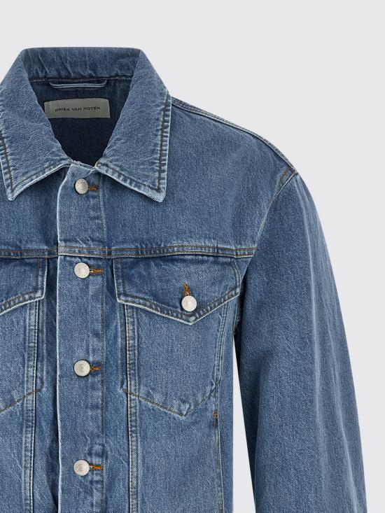 26SS 드리스 반 노튼 데님 자켓 2610205163384 514 Blue - DRIES VAN NOTEN