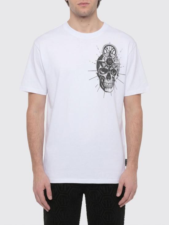 26SS 필립 플레인 반팔 티셔츠 SAFCMTK8857PJY002N 01 White